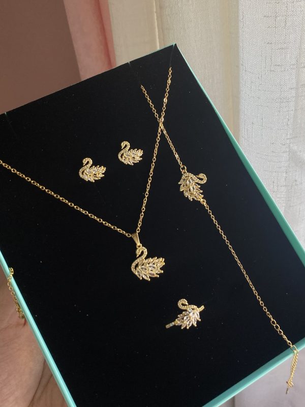 Parure swan طقم البجعة